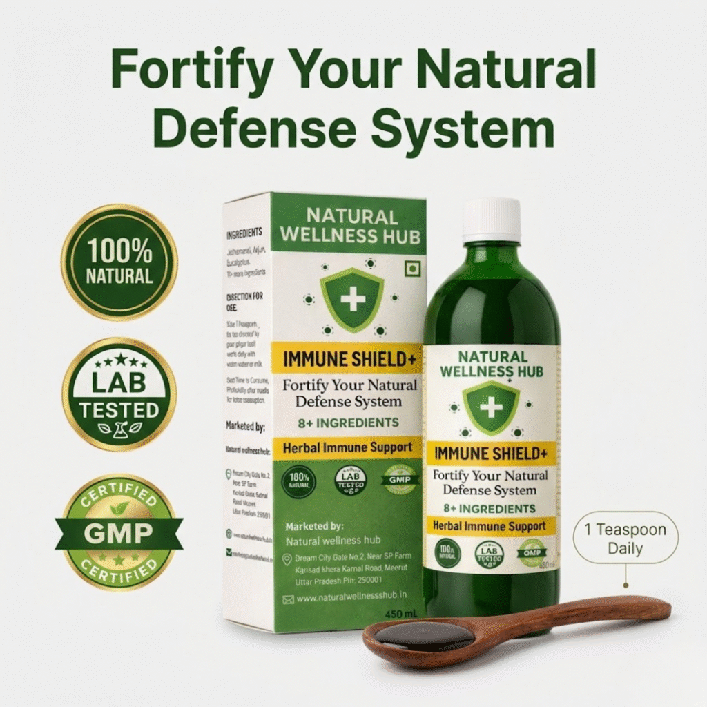 natural wellness hub immune shield juice
ayurvedic immunity booster herbal drink
herbal immune support supplement
natural herbal immunity tonic
ayurvedic immune shield formula